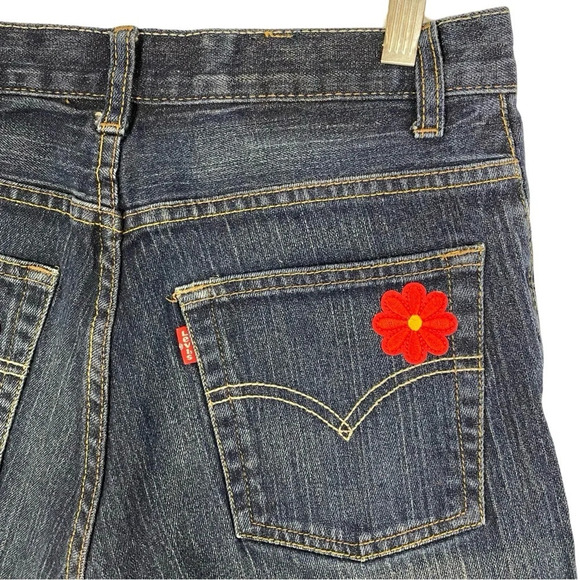 Levi’s 511 Denim Cut Off Jean Shorts Vintage Y2K Waist 26 Womens 2 XS Levis - Picture 4 of 11